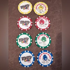 M&Ms Las Vegas Poker Chips